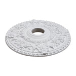 Ceiling Medallion, 18" OD x 3-5/8" ID x 1-7/16" P, Round, Polyurethane, Factory Primed - DHCM-06