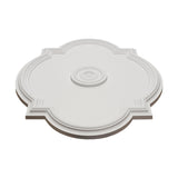 Ceiling Medallion, 24" W x 20-1/2" H x 13/16" P, Oval, Polyurethane, Factory Primed - DHCM-03