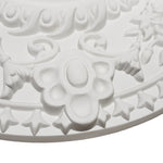 Ceiling Medallion, 18" OD x 3-5/8" ID x 1-7/16" P, Round, Polyurethane, Factory Primed - DHCM-06