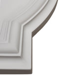 Ceiling Medallion, 24" W x 20-1/2" H x 13/16" P, Oval, Polyurethane, Factory Primed - DHCM-03