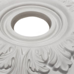 Ceiling Medallion, 18" OD x 3-5/8" ID x 1-13/16" P, Round, Polyurethane, Factory Primed - DHCM-08