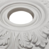 Ceiling Medallion, 18" OD x 3-5/8" ID x 1-13/16" P, Round, Polyurethane, Factory Primed - DHCM-08