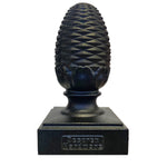 Decorex Hardware 3.5" x 3.5" Heavy Duty Aluminum Pineapple Post Cap for True/Actual 3.5" x 3.5" Wood Posts - Black