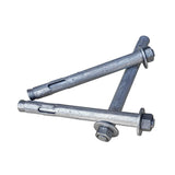 1/2" x 5" Sleeve Anchor | Hot Dip Galvanized | Hex Head | 20pcs per Box