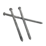 1/2" x 10" Lag Bolt Screws | Hex Head | Hot Dip Galvanized | 10pcs Box