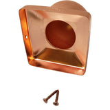 Decorex Hardware 3.5" x 3.5" Solid Copper Ball Post Cap for Actual 3.5" x 3.5" Wood Posts