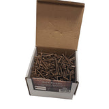 #8 x 2" Deck Screws | Square Drive | Bugle Head | Brown Ruspert | 500pcs Box