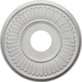 Ceiling Medallion, 15-3/4" OD x 3-15/16" ID x 1-13/16" P, Round, Polyurethane, Factory Primed - DHCM-04