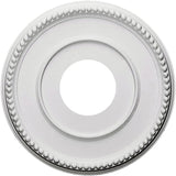 Ceiling Medallion, 12-11/16" OD x 3-15/16" ID x 11/16" P, Round, Polyurethane, Factory Primed - DHCM-05