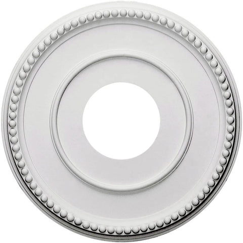 Ceiling Medallion, 12-11/16" OD x 3-15/16" ID x 11/16" P, Round, Polyurethane, Factory Primed - DHCM-05