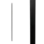 Iron Stair Balusters 1/2" Square x 44" Long, Classic, Hollow, Black Powder Coated - 30pcs - (Satin Black) - DH-01