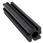 25 Pack Plastic Insert For Use With 1/2" Square Baluster - Black