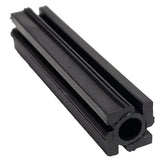 25 Pack Plastic Insert For Use With 1/2" Square Baluster - Black